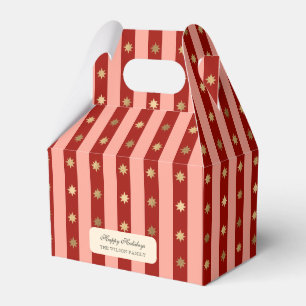 Julafton Helgdag Stripe Noel Julaftonrensning Presentaskar