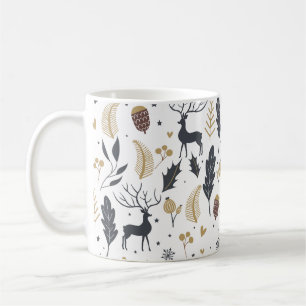 Julafton Hjort och Löv Glatt Hälsning-insamling Kaffemugg