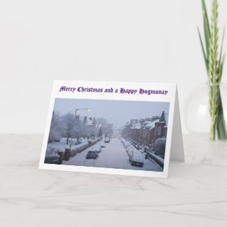 Julafton (Hogmonay i Perth) Helgkort