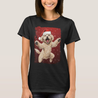 Julafton Hund Pudel jul T Shirt