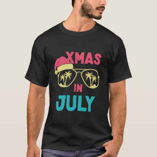 Julafton i juli jultomten Sunglass Sommjuljul T Shirt