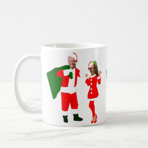julafton joe biden Santa kamala harris Kaffemugg
