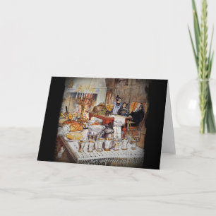 Julafton Julaftonen Helgkort