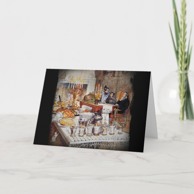 Julafton Julaftonen Helgkort (Framsida)