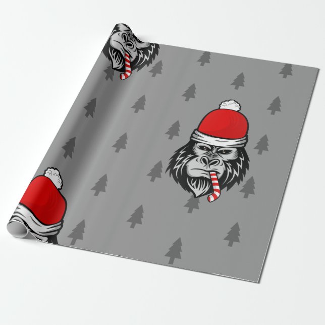 julafton jultomten gorilla presentpapper (Utrullad)