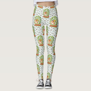 julafton jultomten hamster leggings