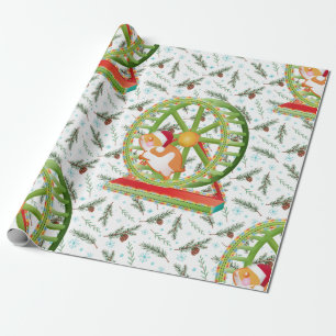 julafton jultomten hamster presentpapper
