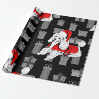 julafton jultomten pudel presentpapper