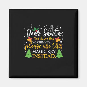 Julafton Kära Santa Magic Nyckel Magnet