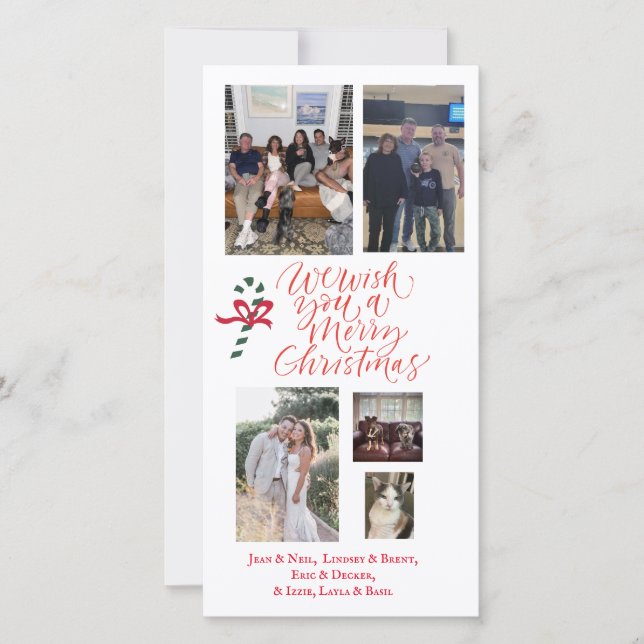 Julafton-kort för personlig vykort (Framsida)