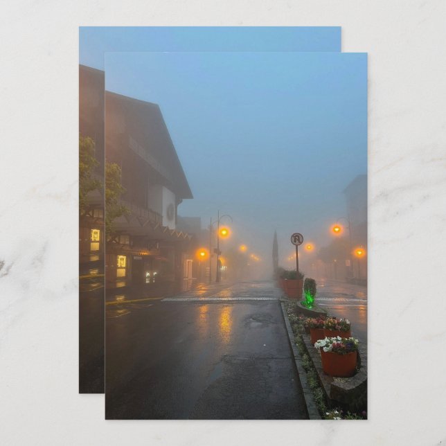 Julafton-kort Julkort (Fram/baksida)