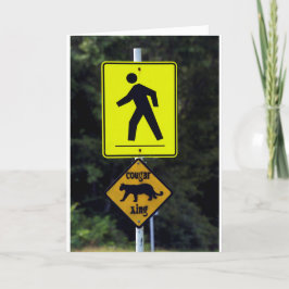 Julafton-kort: O Kom All Ye Cougars... Helgkort