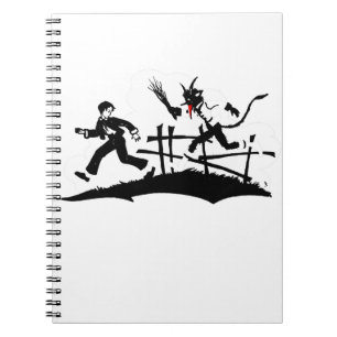 julafton krampus anteckningsbok