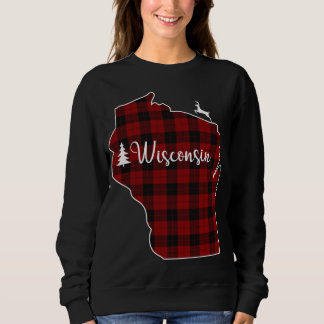 Julafton-lager för Mamma Red Play Hjort Wisconsi T Shirt