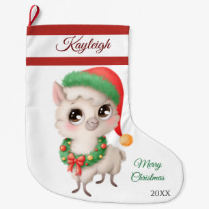 Julafton Lamb - stor julklapp Julstrumpa