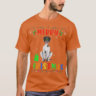 Julafton Light German Shorthar Pointer Hund Christ T Shirt