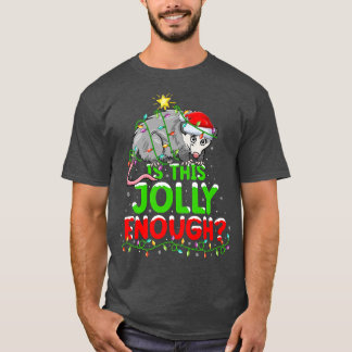Julafton Lighting är den här självbelåtna Opossum T Shirt