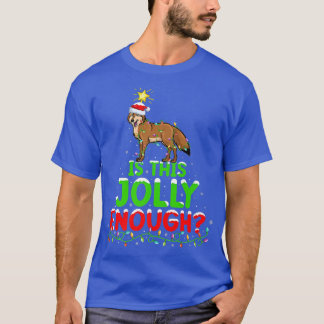 Julafton Lighting är det här Coyote Christma med n T Shirt