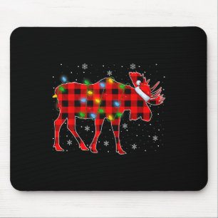Julafton Lighting Buffalo Plade Santa Moose jul Musmatta