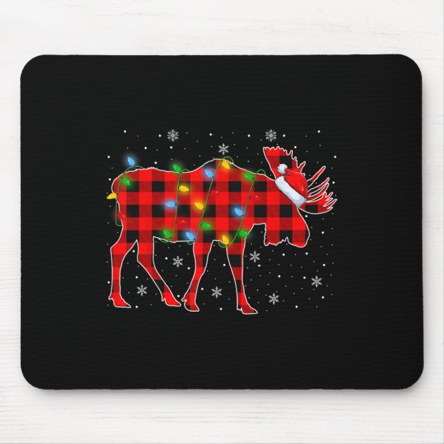 Julafton Lighting Buffalo Plade Santa Moose jul Musmatta (Framsidan)