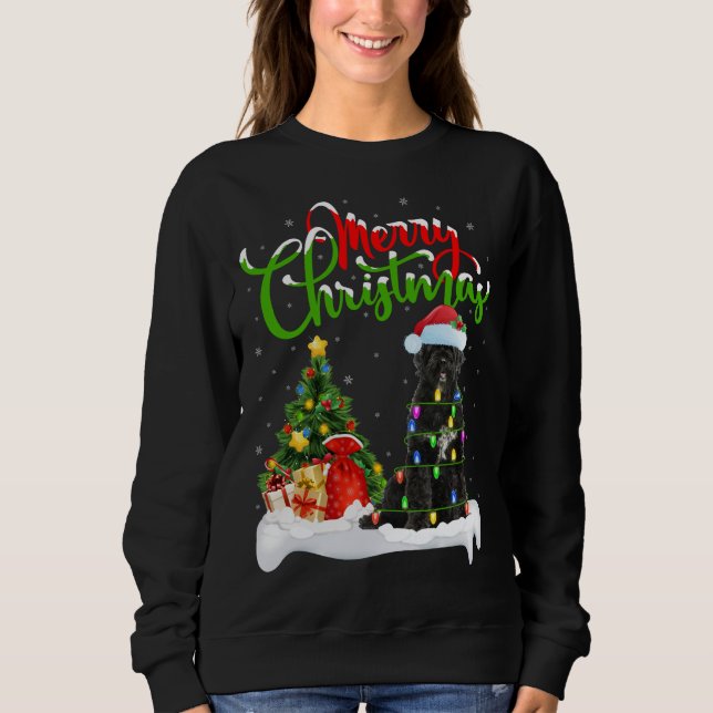 Julafton Lighting Matching Santa Portugals Vatten  T Shirt (Framsida)