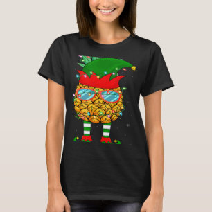 Julafton Lighting Mele Kalikimaka Pineapple Elf Kr T Shirt