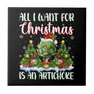 Julafton Lighting Santa, allt jag vill ha i julkla Kakelplatta