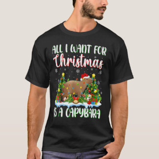 Julafton Lighting Santa, allt jag vill ha i julkla T Shirt
