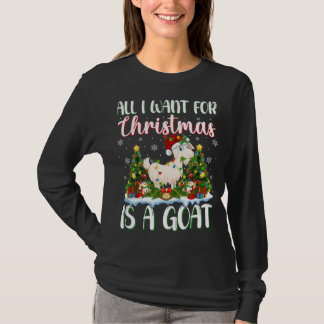 Julafton Lighting Santa, allt jag vill ha i julkla T Shirt