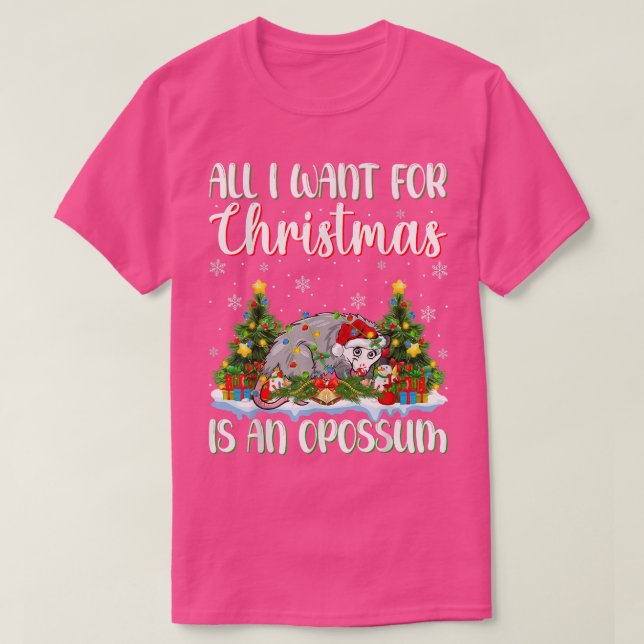 Julafton Lighting Santa, allt jag vill ha i julkla T Shirt (Design framsida)