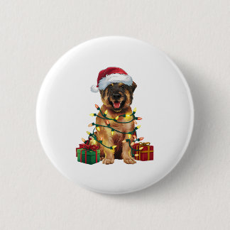 Julafton Lighting Santa Hat Leonberger Hund jul _ Knapp