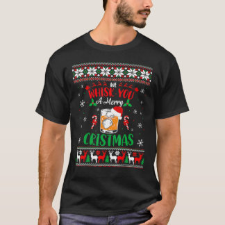 Julafton Liquor Drinker Vi vrakar er jul, fuktig S T Shirt