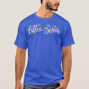 Julafton Little Sister Family Matching-julgrupp T Shirt
