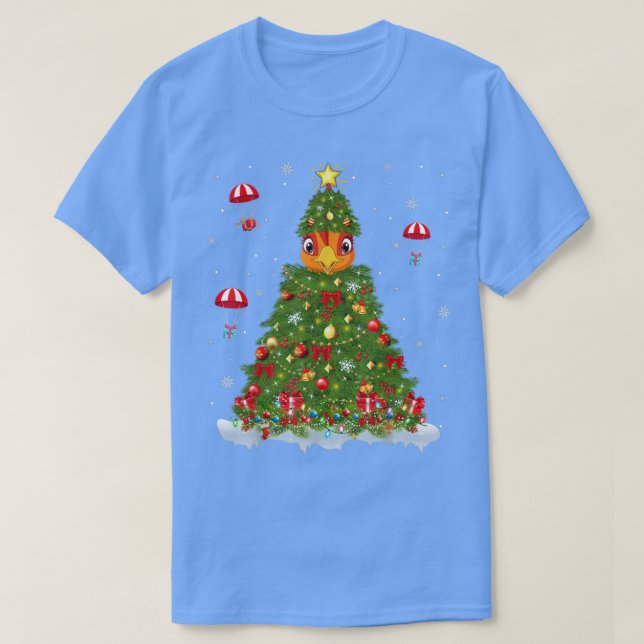 Julafton Ljus Matching Family Funny Tupp Christma T Shirt (Design framsida)