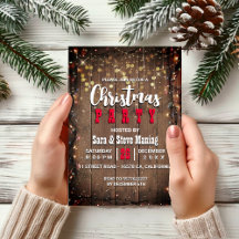 Julafton ljus-middag i Rustic Land Party