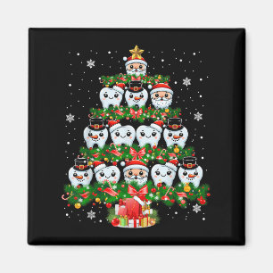Julafton Ljus Teeth Doktor Dentist Tooth Teeth Chr Magnet