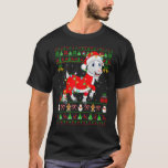 Julafton Ljus Ugly Sweater Stil Santa Goat Christm T Shirt<br><div class="desc">Julafton Ljus Vuxna Stil Santa Goat-jul.</div>