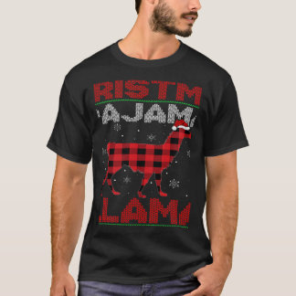 Julafton Llama Red Buffalo Play Ugly Llama jul T Shirt