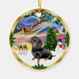 Julafton Magic - Dachshund (BT 4) Julgransprydnad Keramik