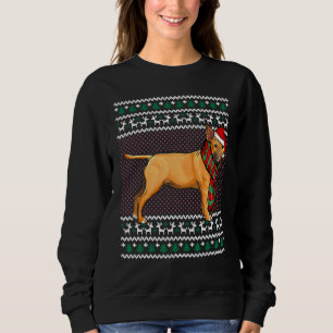 Julafton Miniature Bull Terrier Hund Santa Hat Ugl T Shirt
