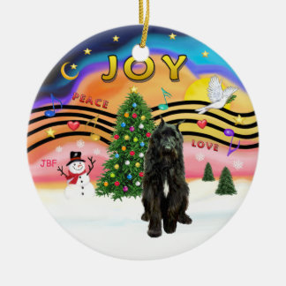 Julafton Music 2 - Bouvier (svart) Julgransprydnad Keramik