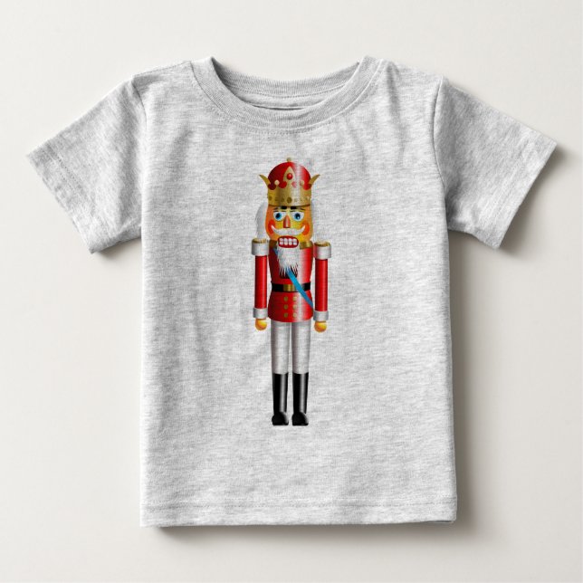 Julafton Nutcracker Kung T-shirt (Framsida)