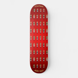 Julafton Nutcracker Leksak Soldiers Skateboard Bräda 19,5 Cm