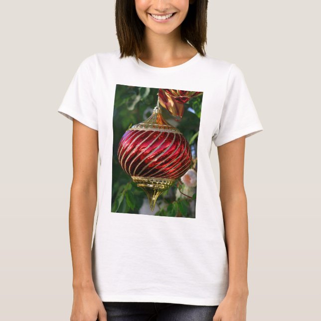 Julafton Ornament T Shirt (Framsida)