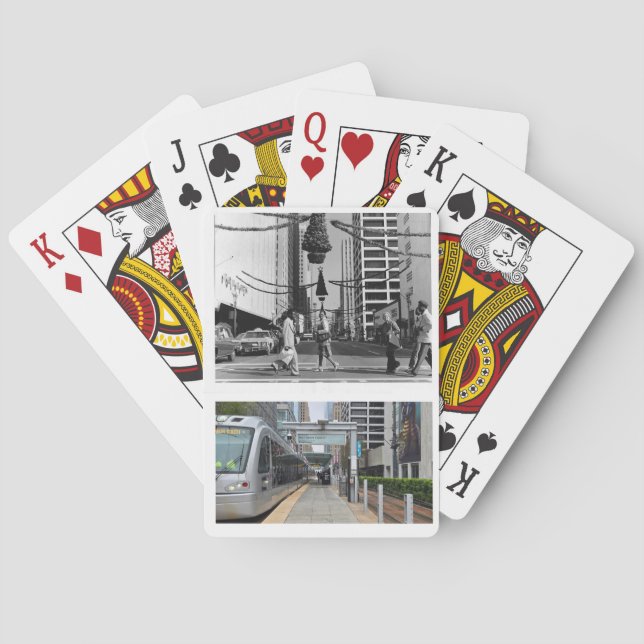 Julafton på Main Street Casinokort (Baksidan)