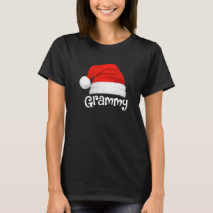 Julafton Pajama Group Matching Grammy jul Hat T Shirt