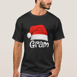 Julafton Pajama-koncernen Matching Gram jul Ha T Shirt