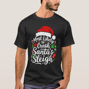Julafton Pajamas som löper störst risk att krascha T Shirt