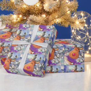 Julafton, Pappra Lycklig-renare - roligt Presentpapper