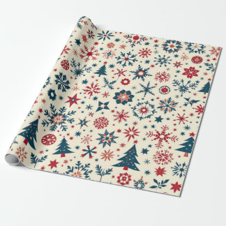 Julafton - Pappra Vintagen Färg Presentpapper